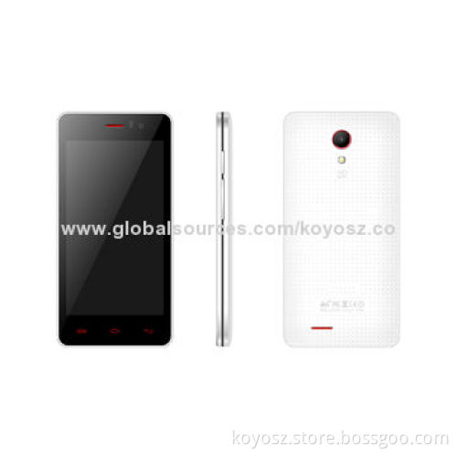 4G Phone, Android 4.4 OS, 4.5" 854*480 Screen, 1G+4G, Quad-core, WiFi, Dual Camera